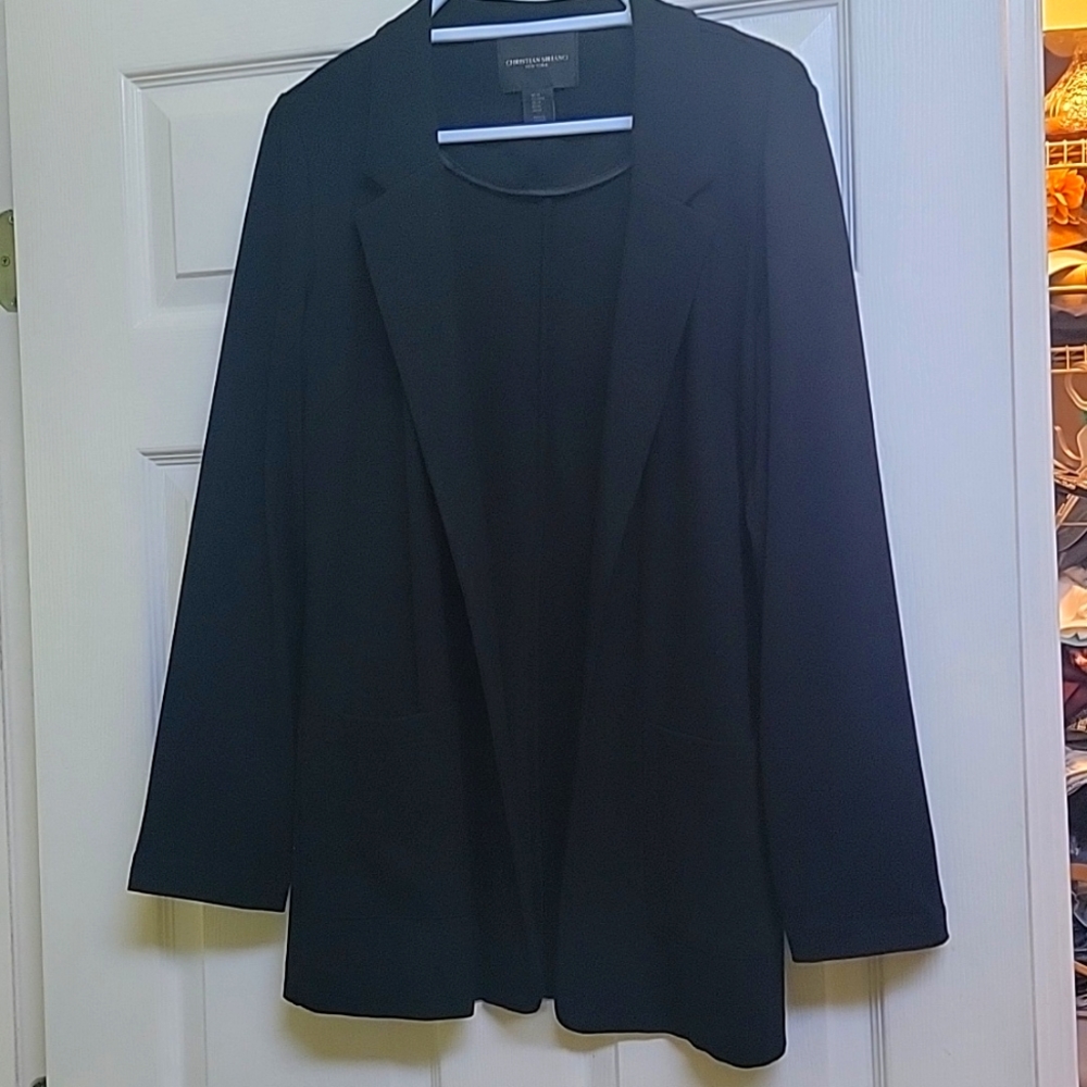 Christian Siriano New York openfront blazer